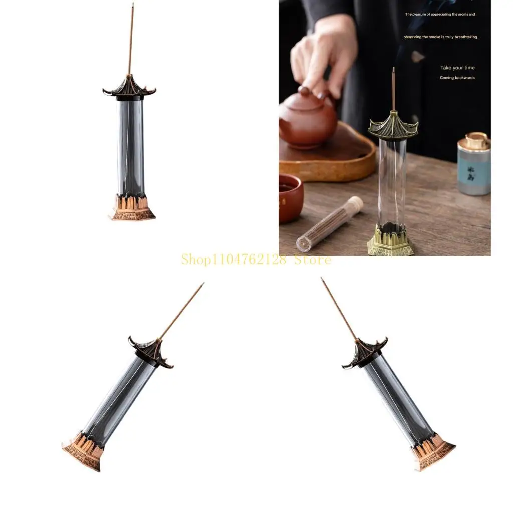 Coppers Alloys Acrylic Reverse Flows Incenses Burners Antique Decorative Home best sale
