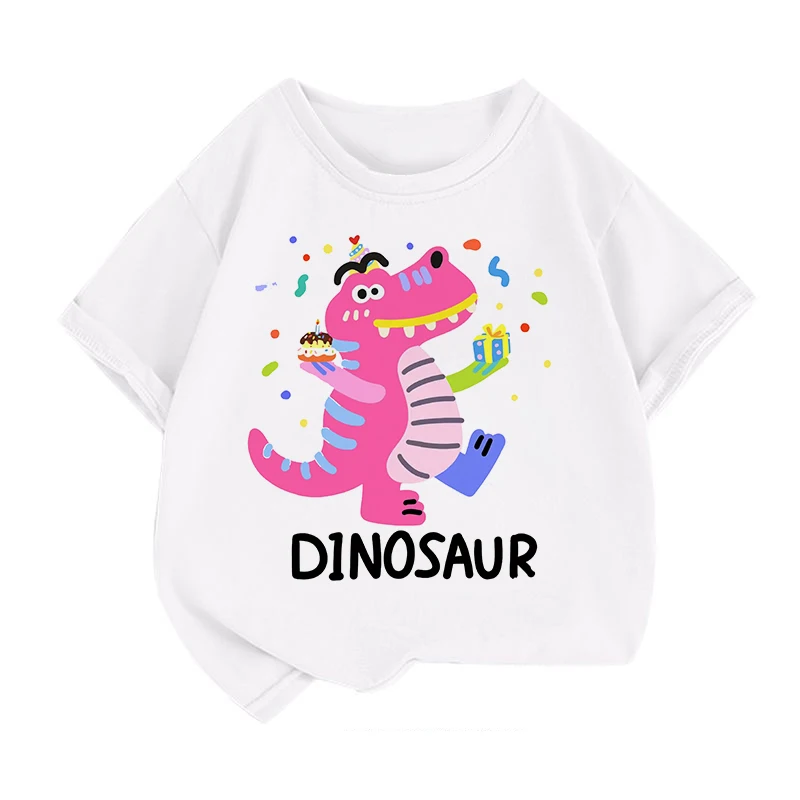 Children's Clothing Personalised Kids Girls And Boys T-shirt Zoo Letter Tshirt Custom Girl Shirt Clothes Girls From 2 To 7 Years