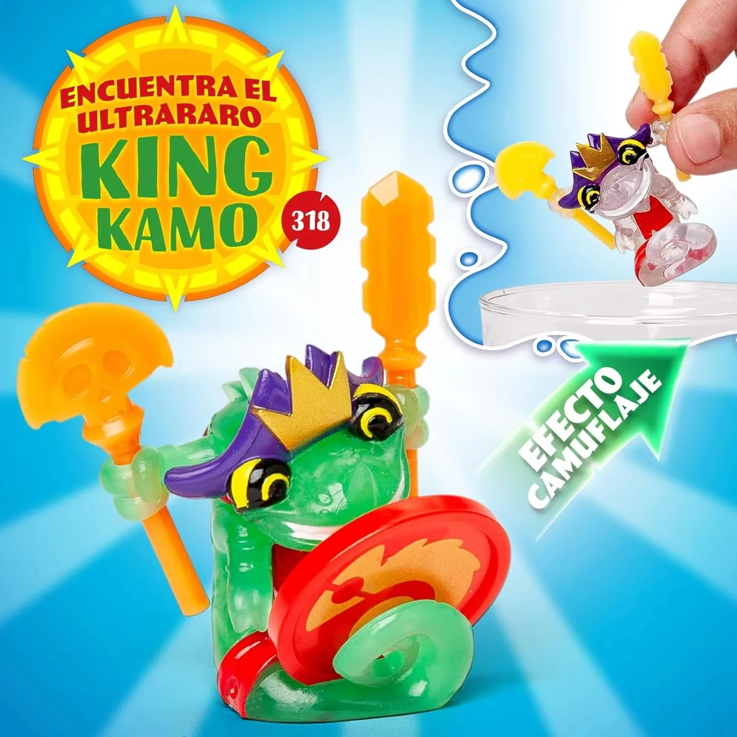 Neue Piratix Abenteuerwelt Überraschungstüte Wild Kingdom Serie Farbwechsel-Actionfigur Spielzeug Inklusive 1 Figur mit Zubehör – Detail 5