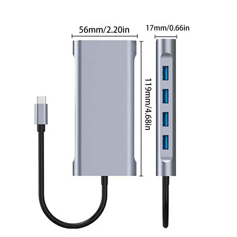 USB 2.0 HUB Multi USB Splitter 4 Ports Expander Multiple USB 2.0 Hub Use Power Adapter USB2.0 Hub with Switch For PC Computer