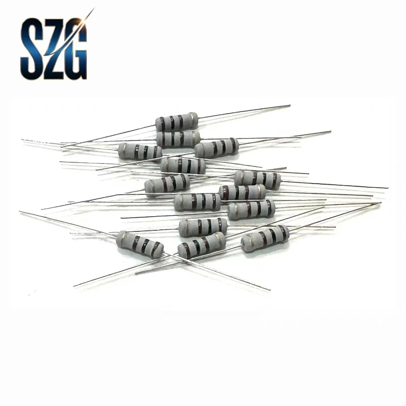 20Pcs/Lot 2W DIP Carbon film Resistance 0R~10M 5%  1R 12R 220R 1K 22K 150K 200K 750K 1.5M 2M 4.7M 5.6M 10M ohm Power Resistance