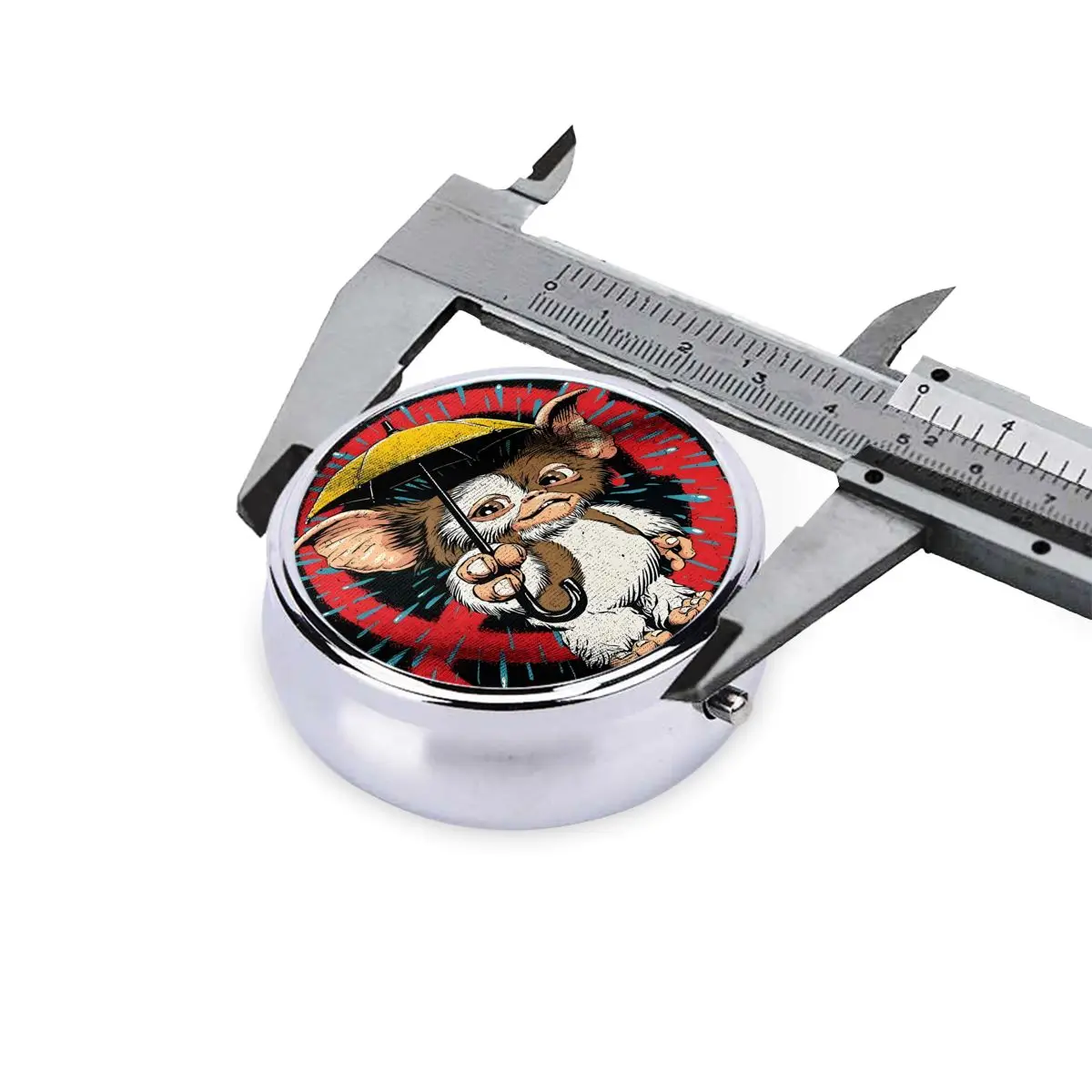 G-Gremlinses السفر حبوب مستديرة المنظم Mogwai الوحش الرعب الرجعية الخيال العلمي صندوق دواء حبة صندوق الخائن صندوق تخزين