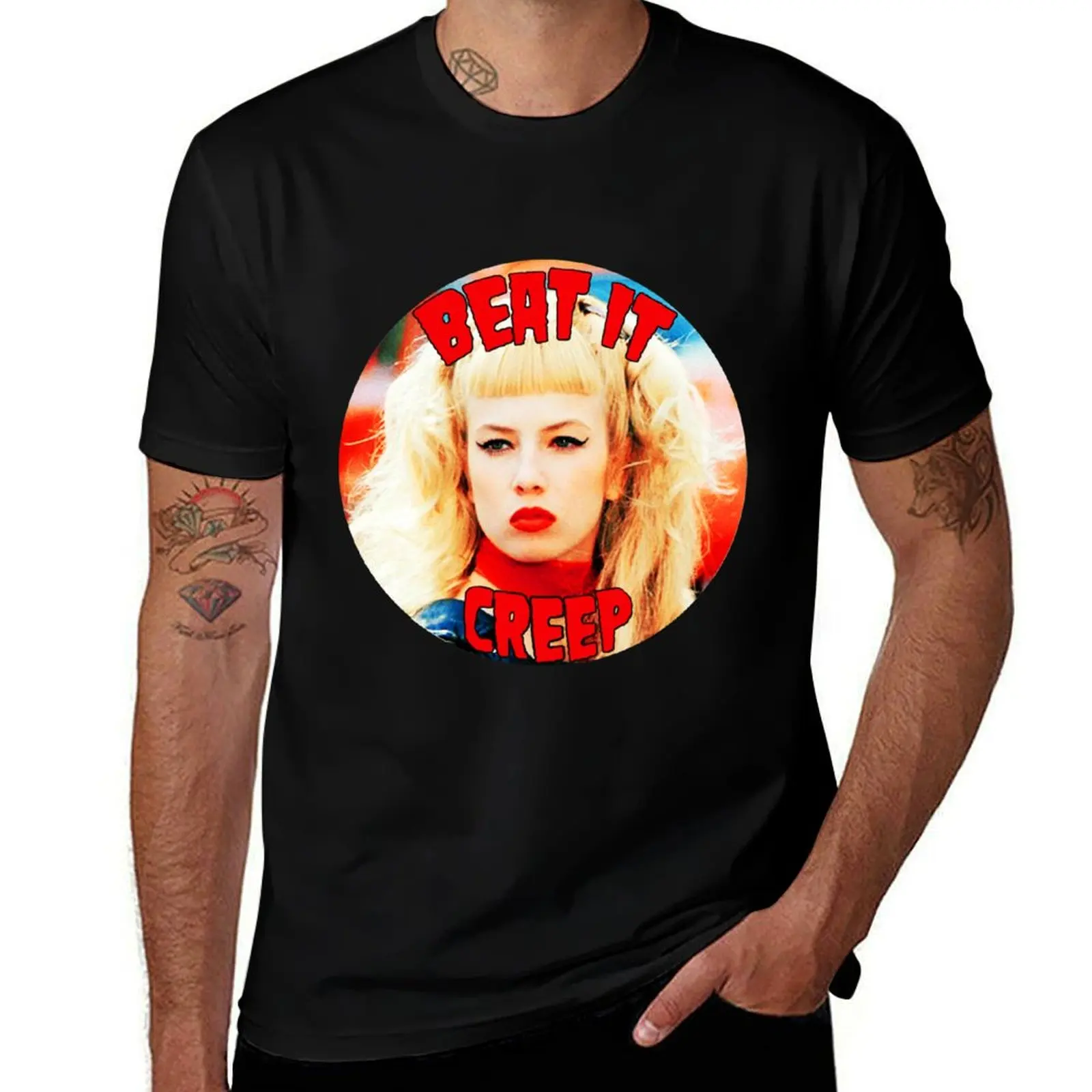 Wanda Woodward, Cry Baby T-Shirt Vintage Print Crew Neck Tee T-Shirt