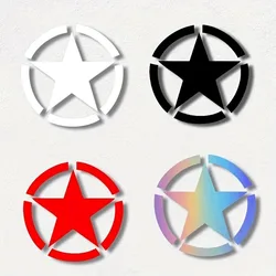 1pc Army Five-pointed Star Refit Stickers Motorcycle Stickers for Fuel Tank Fender Waterproof Racing Helmet Creative Car Decals