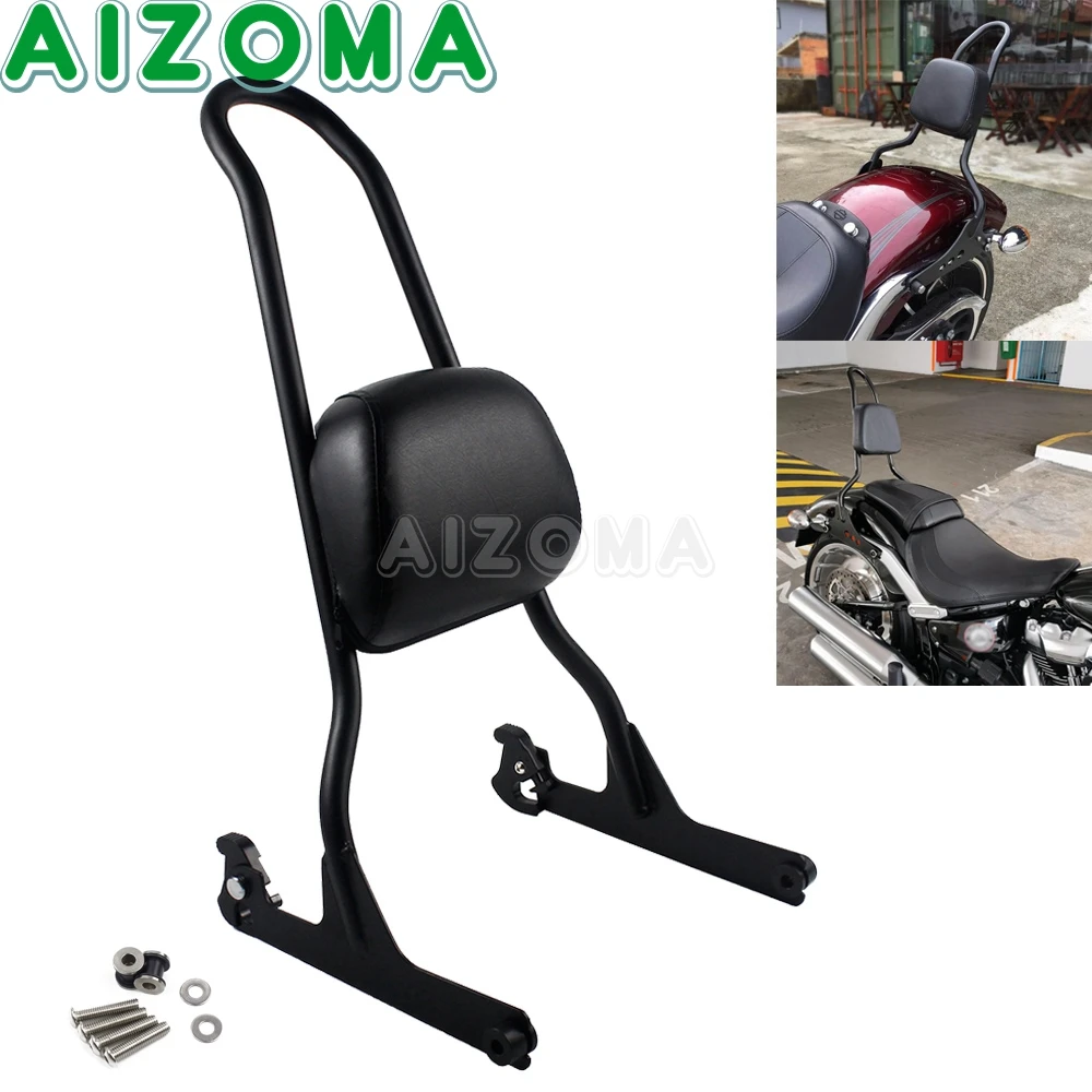 

Bobber Sissy Bar Motorbike Rear Passenger Backrest For Harley Fat Boy FLSTF FLSTFB FLSTFBS FLSTSB FLSTSE FXST FXSTB FXSTC FXSTS