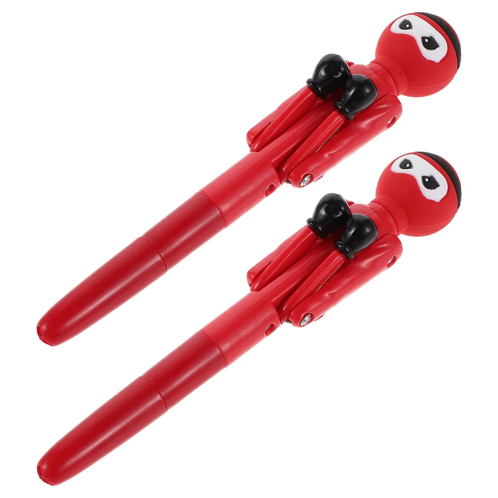 2Pcs Unique Grip Boxing Pens Liquid Ink Smooth Write for Classroom Activities School Rewards Goodie Bags Office Use