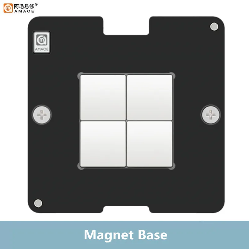 AMAOE 4 In 1 Planting Tin Platform for MT6761V-MT6762V-MT6765V-8768V Strong Magnetic 0.12mm BGA Reballing Stencil Kit