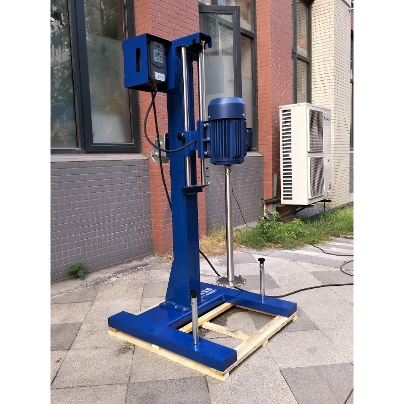 High power disperser 3KW digital display high speed mixer shear emulsifier frequency conversion dispersion emulsifier