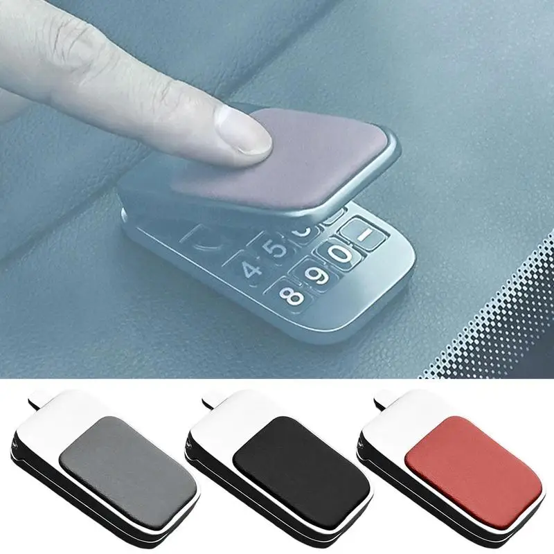 Temporary Car Parking Card Phone Shape Phone Number Display Plate Stylish Temporary Parking Card Funny Number Display Plate For