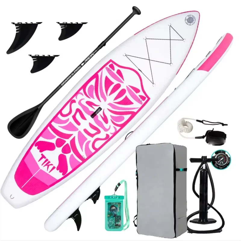 Paddle Inflatable Surfboard Professional SUP Water Skiing Paddle Rowing Board