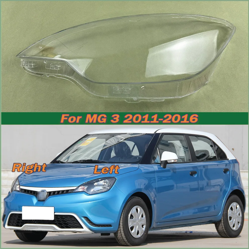 

Front Headlight Cover Transparent Lamp Shade Headlamp Lamp Shell Replace Original Lampshade Plexiglass For MG 3 2011-2016