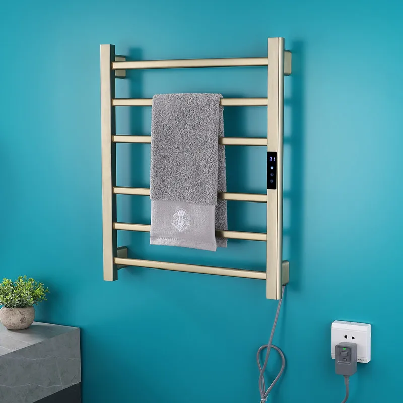 Hotel heating towel rack, laskin stainless steel wall-mounted towel heater, intelligent electric
