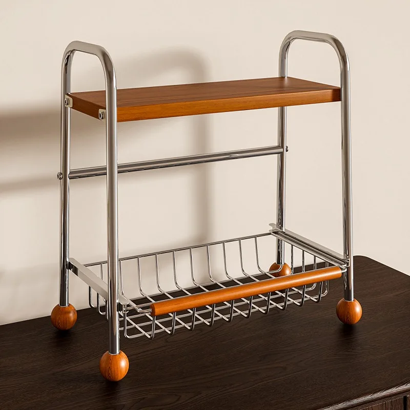 

Kitchen seasoning rack, household countertop storage, pull-out basket