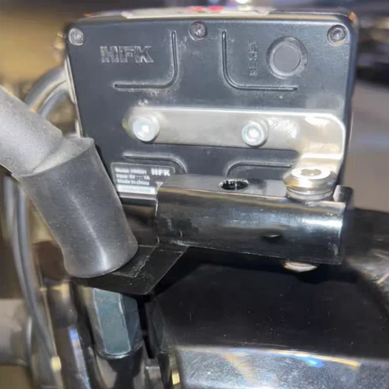 Universal Motorcycle Extender Bracket for Scooter ATV Rearview Mirror Mount Extension Bracket for Fixing Spotlight Phone Holder image 5
