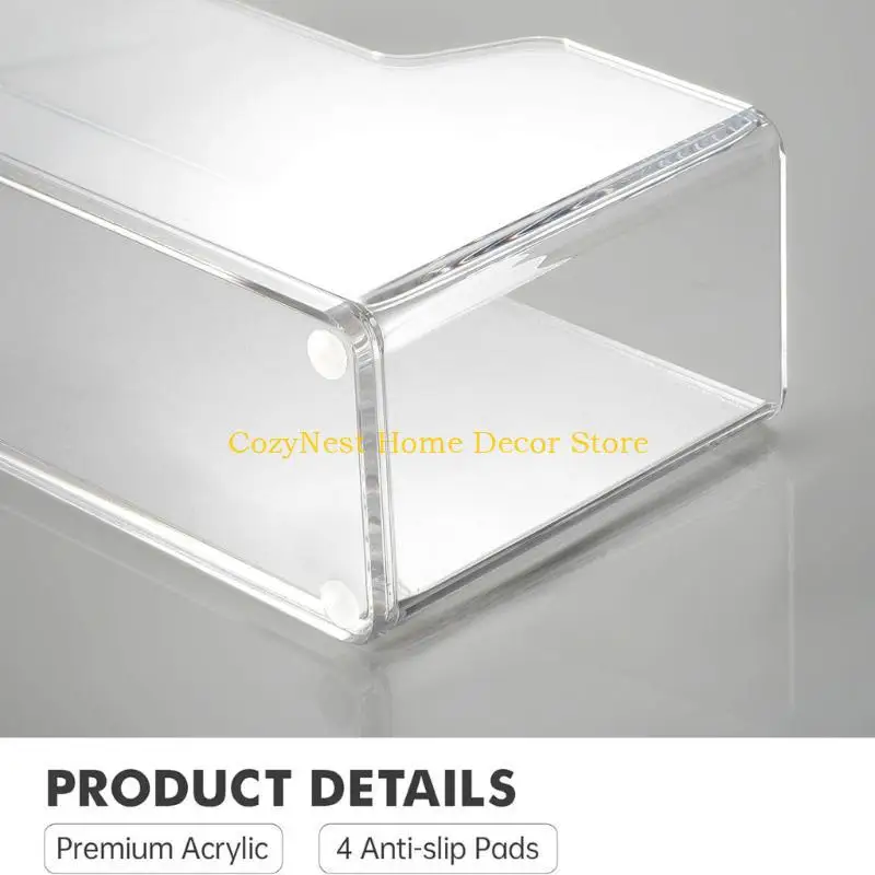 92MF Contemporary Napkin Holder With Nonslip Base Paper Towel Stand for Kitchen
