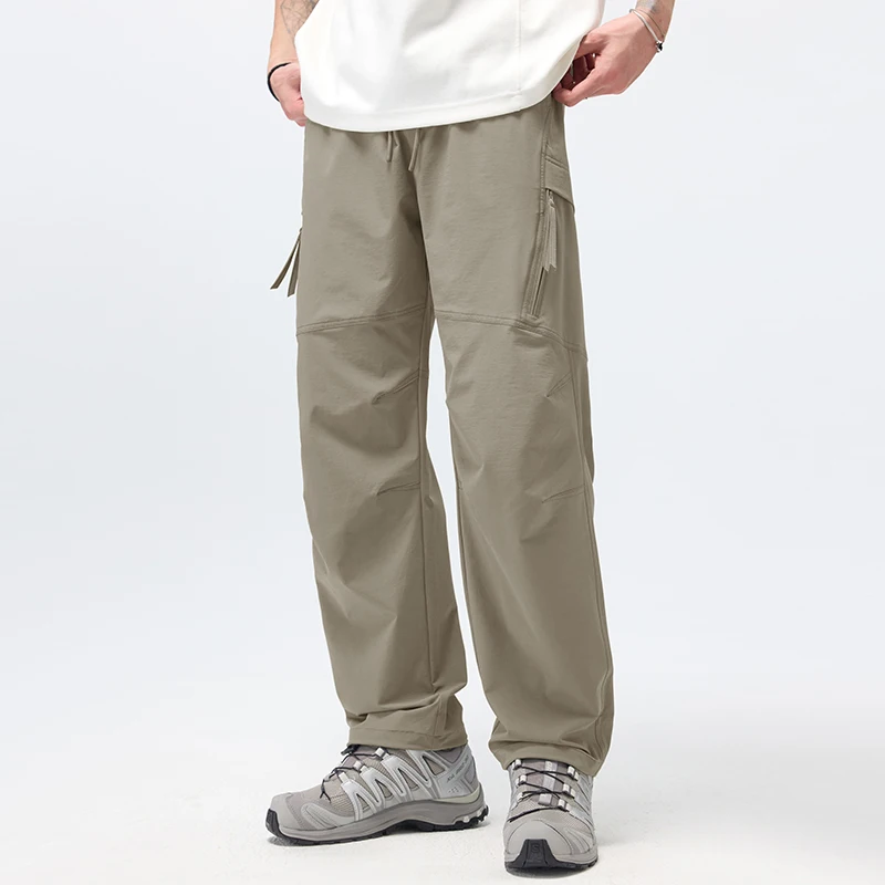 

Новая модель 2026 года: мужские повседневные комбинезоны в американском стиле, прямые повседневные брюки для мужчин на весну и лето, удобные и универсальные.