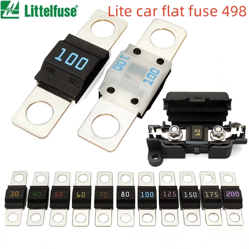 Lite498 Automobile Flat Fuse Bolt Type, Battery High Current Fuse