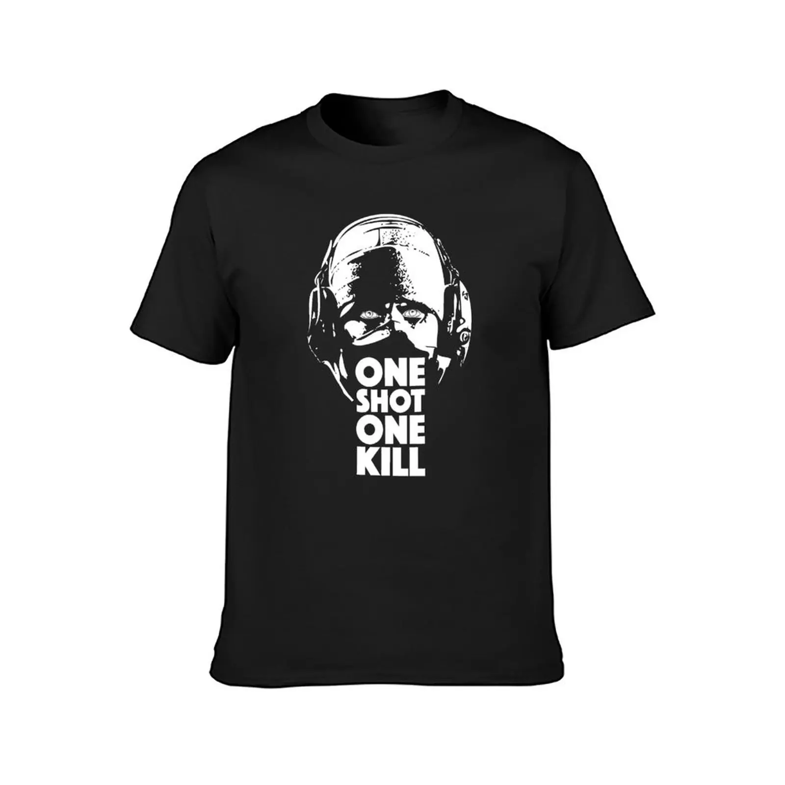 Glaz: One Shot One Kill T-Shirt kawaii clothes anime clothes sports fans mens champion t shirts