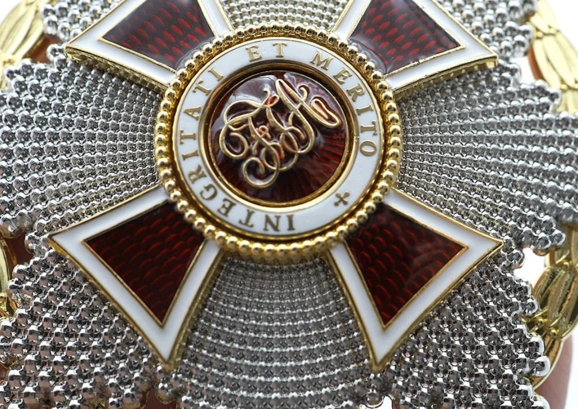 

Austro Hungarian Grand Cross Star of Leopold With Box Reproduction