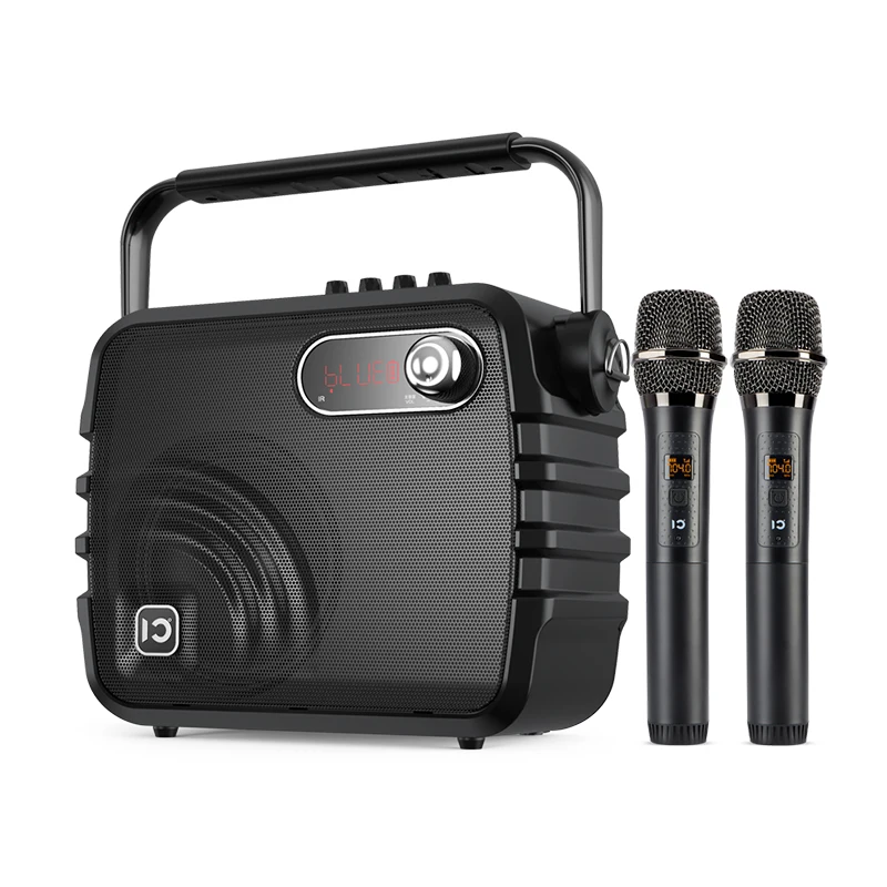 SHIDU K3B 40W Dual Wireless Portable Audio Professional Karaoke Speaker with Microphone