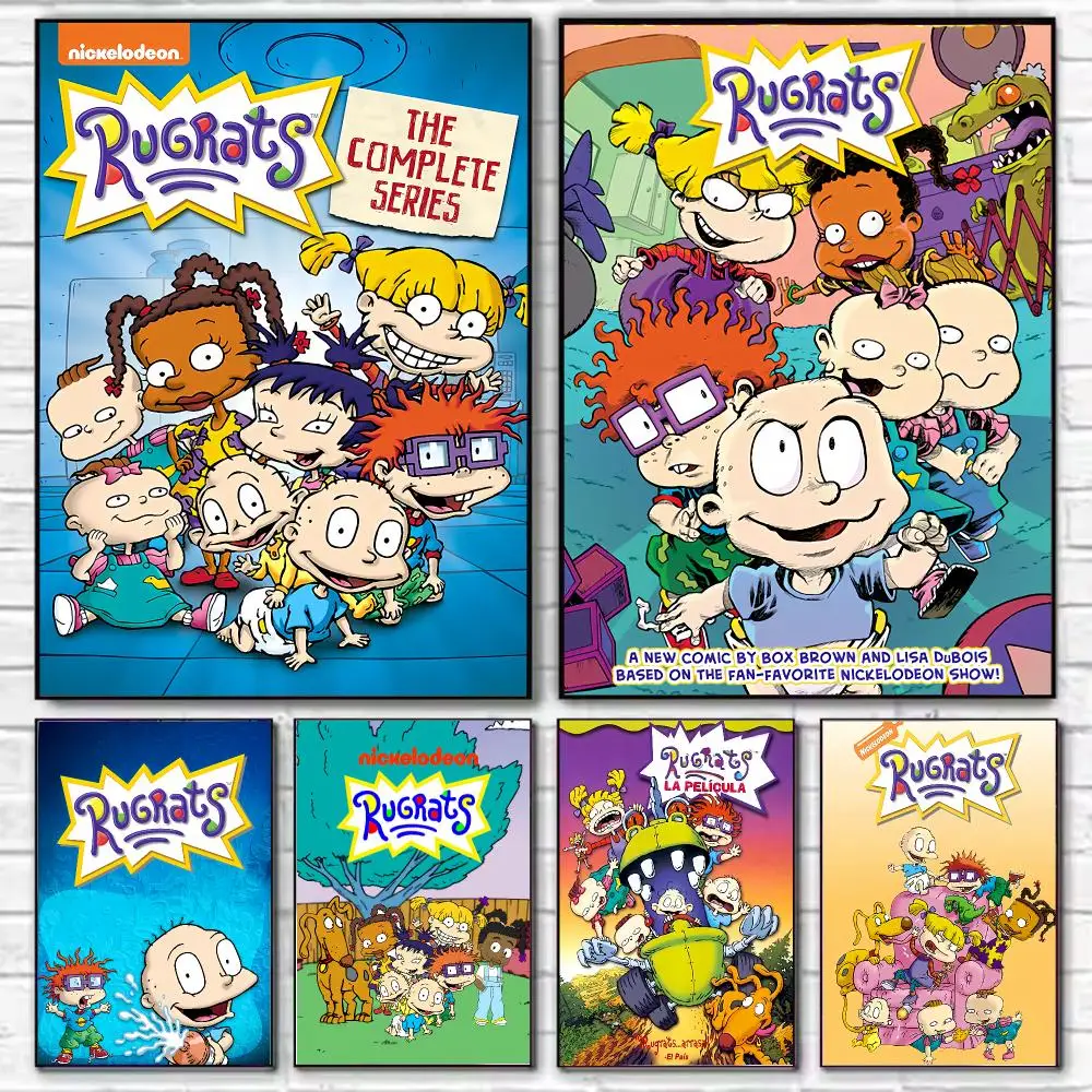 R-Rugrats Poster HD Art Decorative Wall Art Waterproof Home Décor for Living Room Bedroom Café Stylish Gift