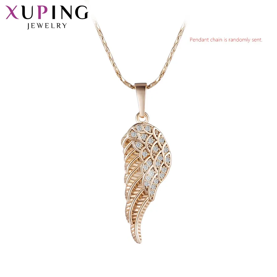 

Xuping Jewelry Fashion Temperament Wings Shape Necklace Pendant for Women Gift A00607412