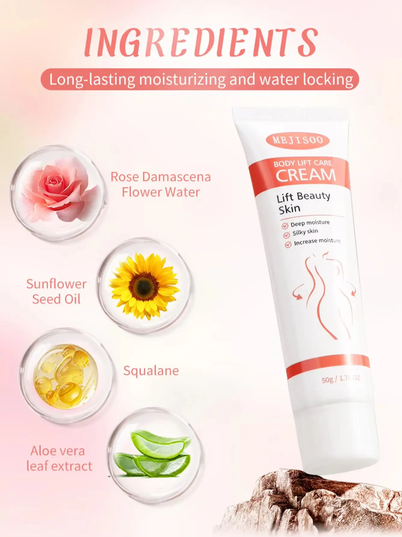 Body Care Cream Deeply Moisturizing Nourishing Smooth Skin Smoothing Rough Skin Suitable For All Skin Types Skin Care 50g