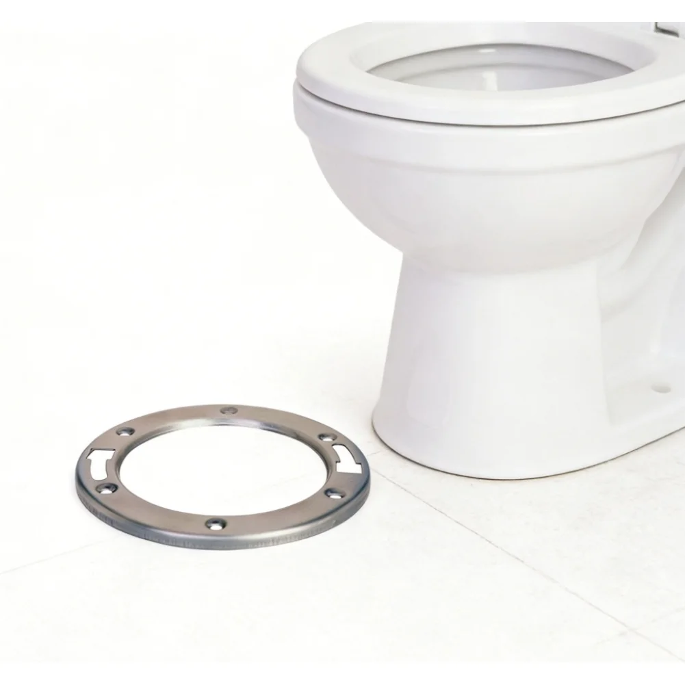 Stainless Steel Toilet Flange For Ring 886-MR 866-S3I 3/4 Inch Lift Spacer For Most Toilet Bowl Repair Replacement Part
