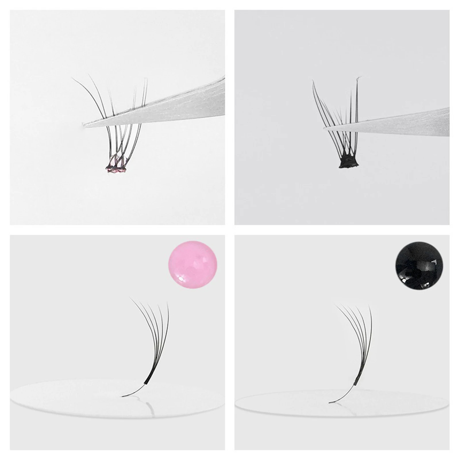 ملحقات الرموش الغراء غير مزعجة تطعيم رمش الغراء لملحقات تمديد الرموش #3