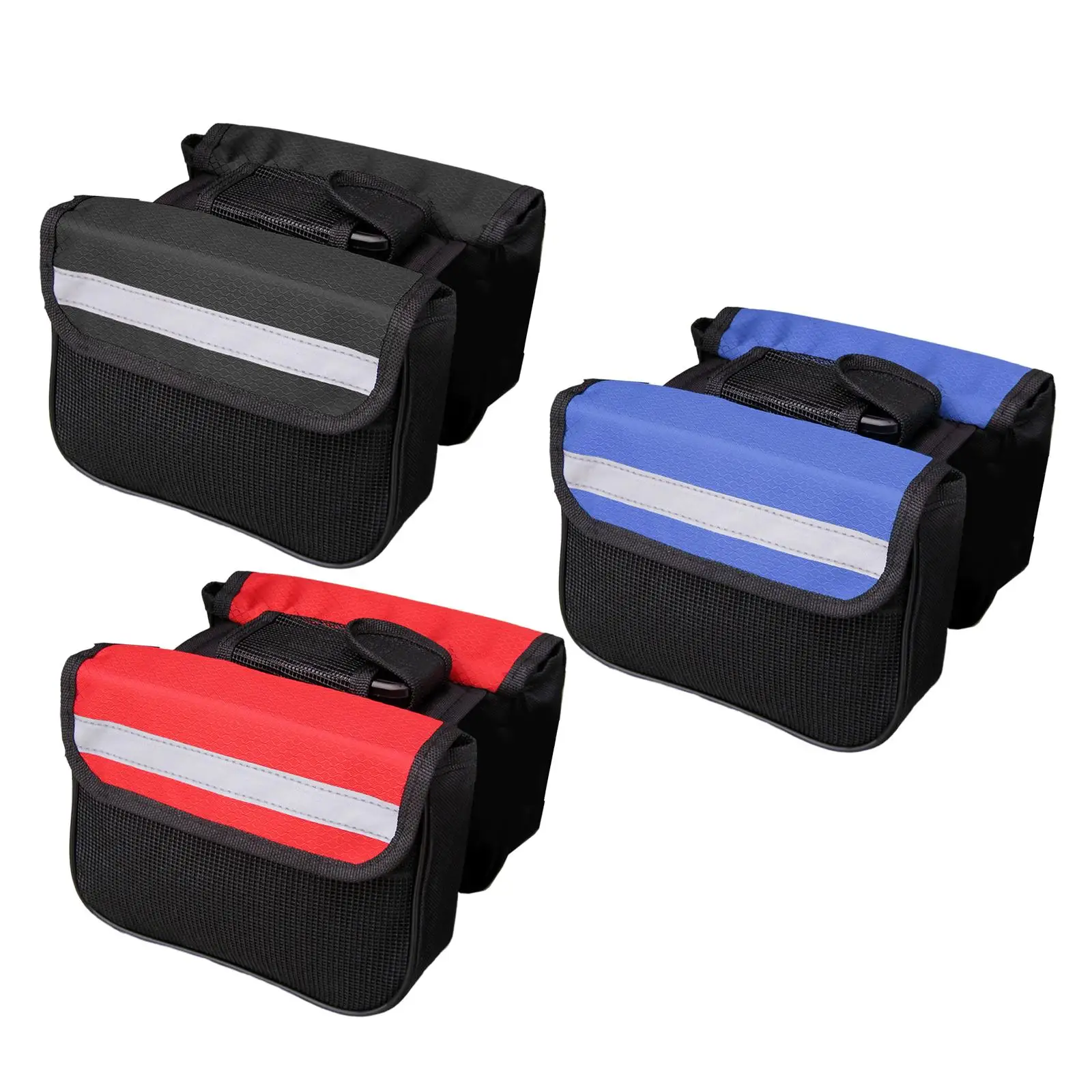 Bike Bags Bike Front Frame Bag Storage Phone Holder Repair Tool Placement Bag