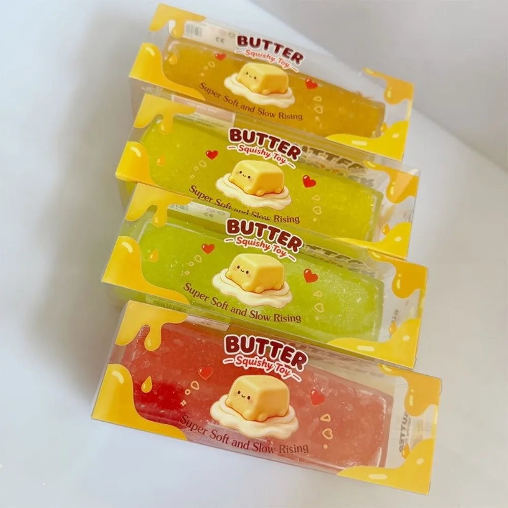 Slushy Texture Butter Stick Squishy Anxiety Relief Kneading Butter Stick Squeeze Comfortable Moldable Sensory Stress Stick