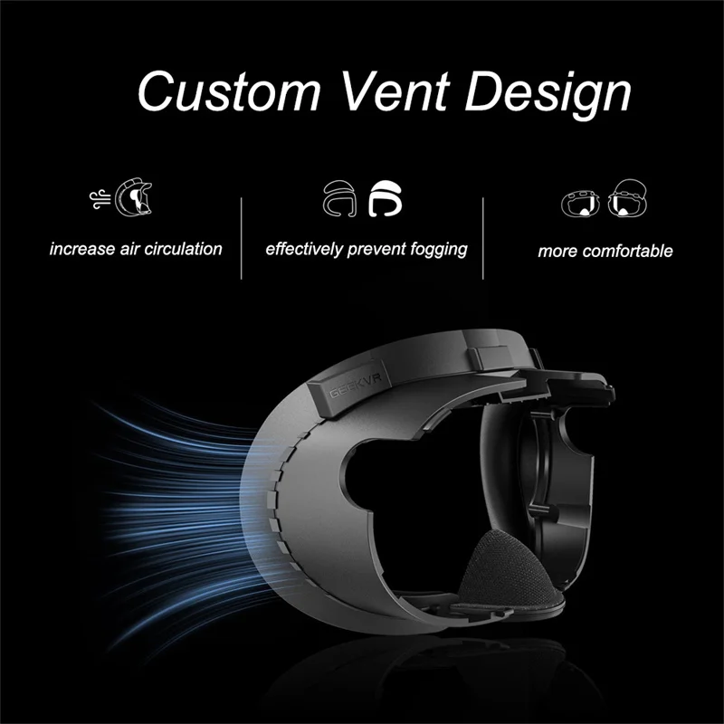 Modular Magnetic Sponge Face Mask Cover Pad for Meta Quest 3 Replacement Lightproof Defogging PU Leather Ice Silk Foam Pad