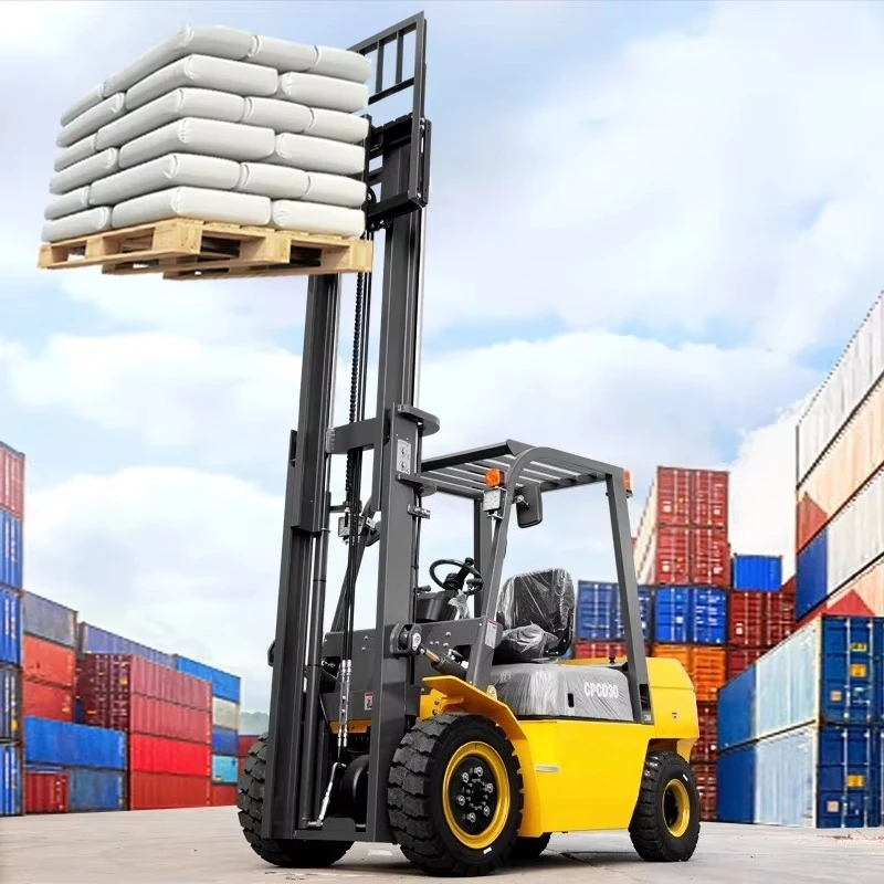 New China Hydraulic Diesel Forklift Truck 2T 3T 4T LEITE Low Price Counterbalanced Forklift for Farm Factory Logistics