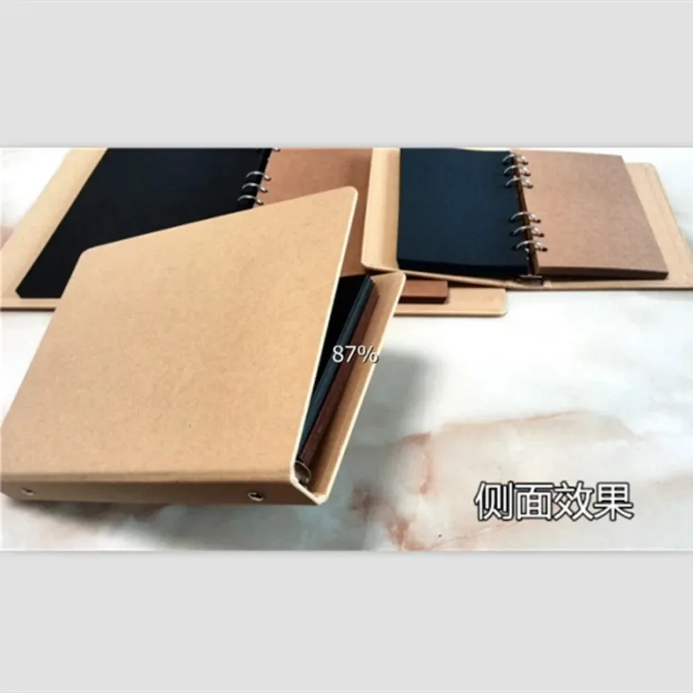 Imagem -03 - Loose-leaf Binder Vintage Kraft Cor Caderno Capa Buracos a5 a6 b5