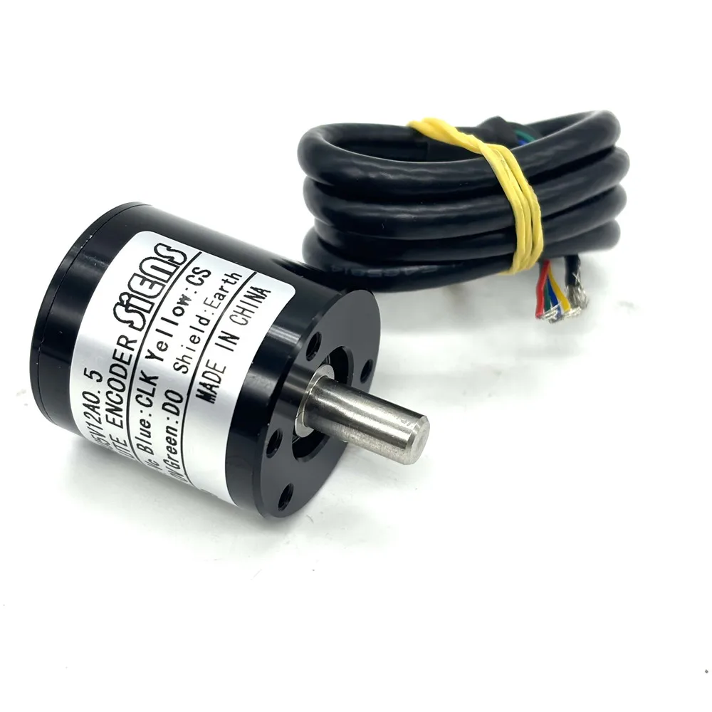 HAE28 3V 5v Absolute Rotary Encoder 360 Degree SSI Hall Effect Angle Sensor MagneticS 28 * 28mm