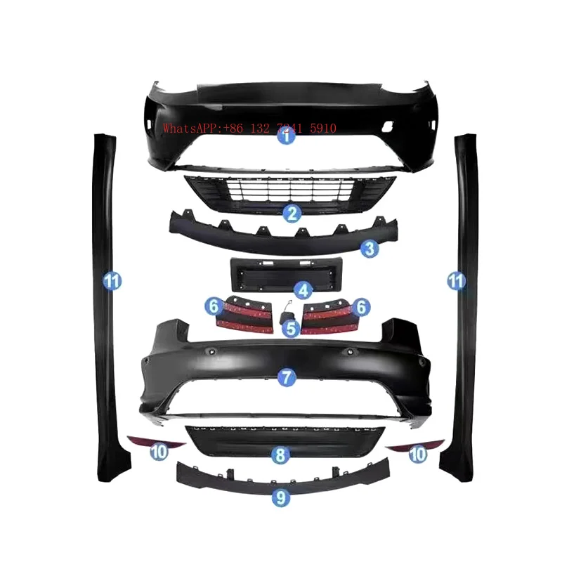 Hongsheng ProductsUpgrade High Quality New Design Car Bumper  Bumper Front Lip Body Kits for  Model 3 Automie Exterior Accssores