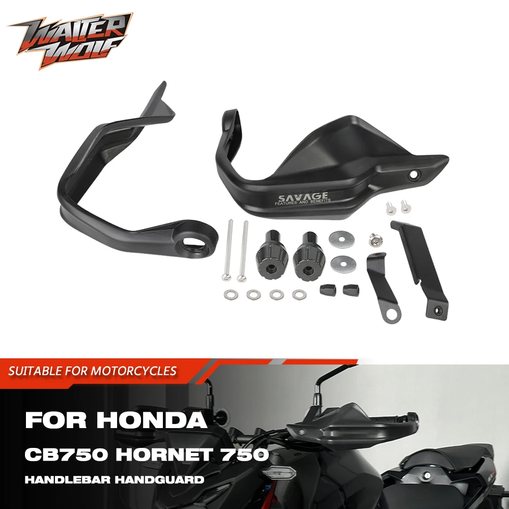 Handlebar Windshield Handguard For Honda CB750 Hornet 750 2023-2025 Hand Guards Brake Clutch Lever Shield Protection Screen