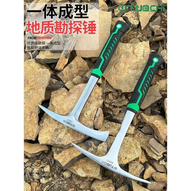 

Геологический молоток для раскопок, окаменелость, инструмент с плоской головкой, альпинизм, карьер, альпинистский молоток, профессиональный лист