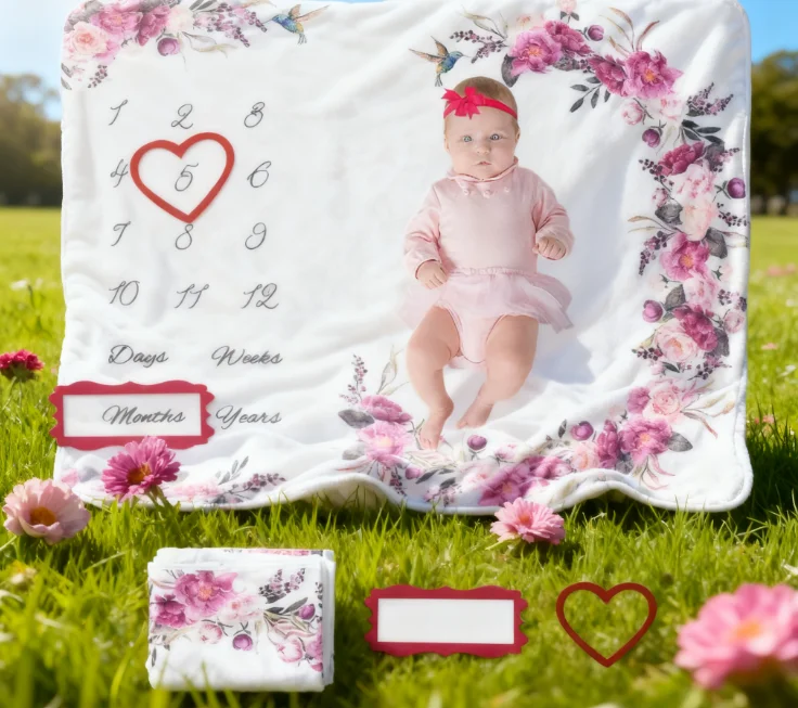 

Детское одеяло с вехами, коврик для фотографий, фон для фотосъемки новорожденных