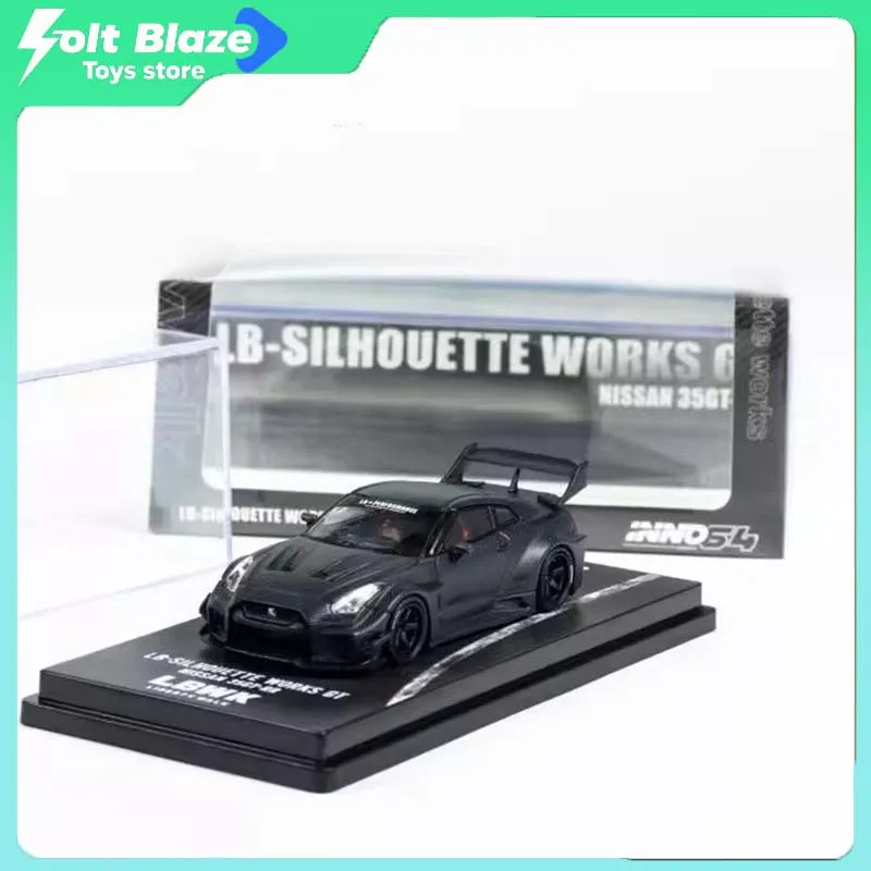 INNO 1/64 LB Nissan GTR R35 LBWK SUPER 35GT-RR Full Carbon Fiber Car Model Diecast Collectible Cars Model Kids Toys Boy Gifts