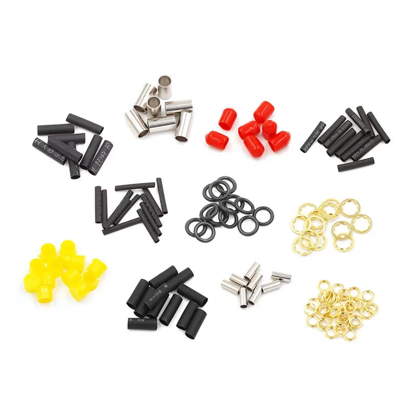 50PCS SMA Nuts 50PCS SMA Red Dust Cap Match For SMA Connector SMA Adapter