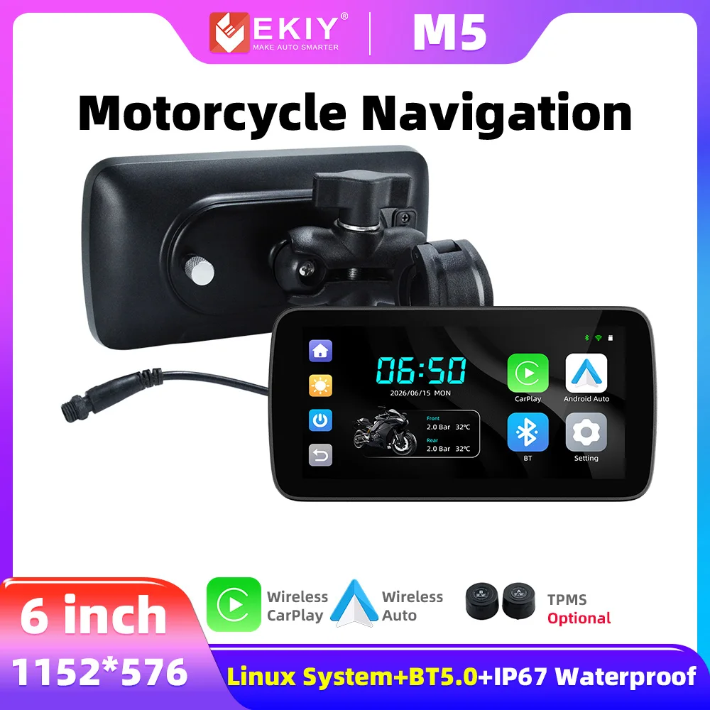 ekiy-625-pulgadas-gps-portatil-para-motocicleta-con-carplay-inalambrico-y-android-auto-compatible-con-tpms-pantalla-de-visualizacion-monitor-para-motocicleta