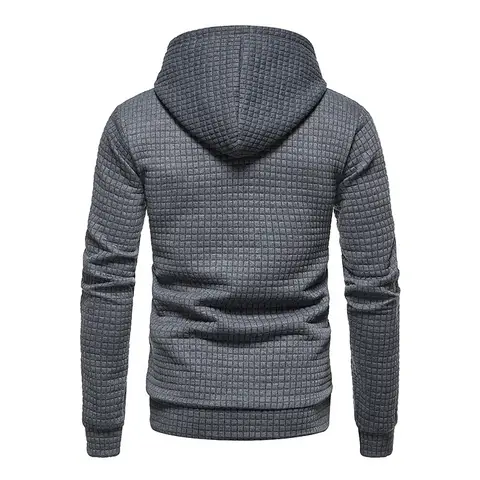 Varm enfärgad herrtröja med huvtröja, överdimensionerad, tröja med dragkedja, kombinerade huvtröjor och hoodies för kvinnor och män, tröjor 8 best sales tröja man - №7