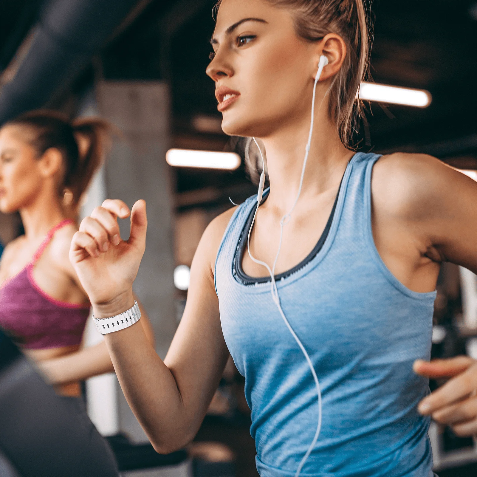 Cinturini sportivi compatibili con cinturino Apple Watch 38mm 40mm 41mm 42mm 44mm 45mm 49mm 46mm, cinturino in silicone per iWatch Apple Watch Serie