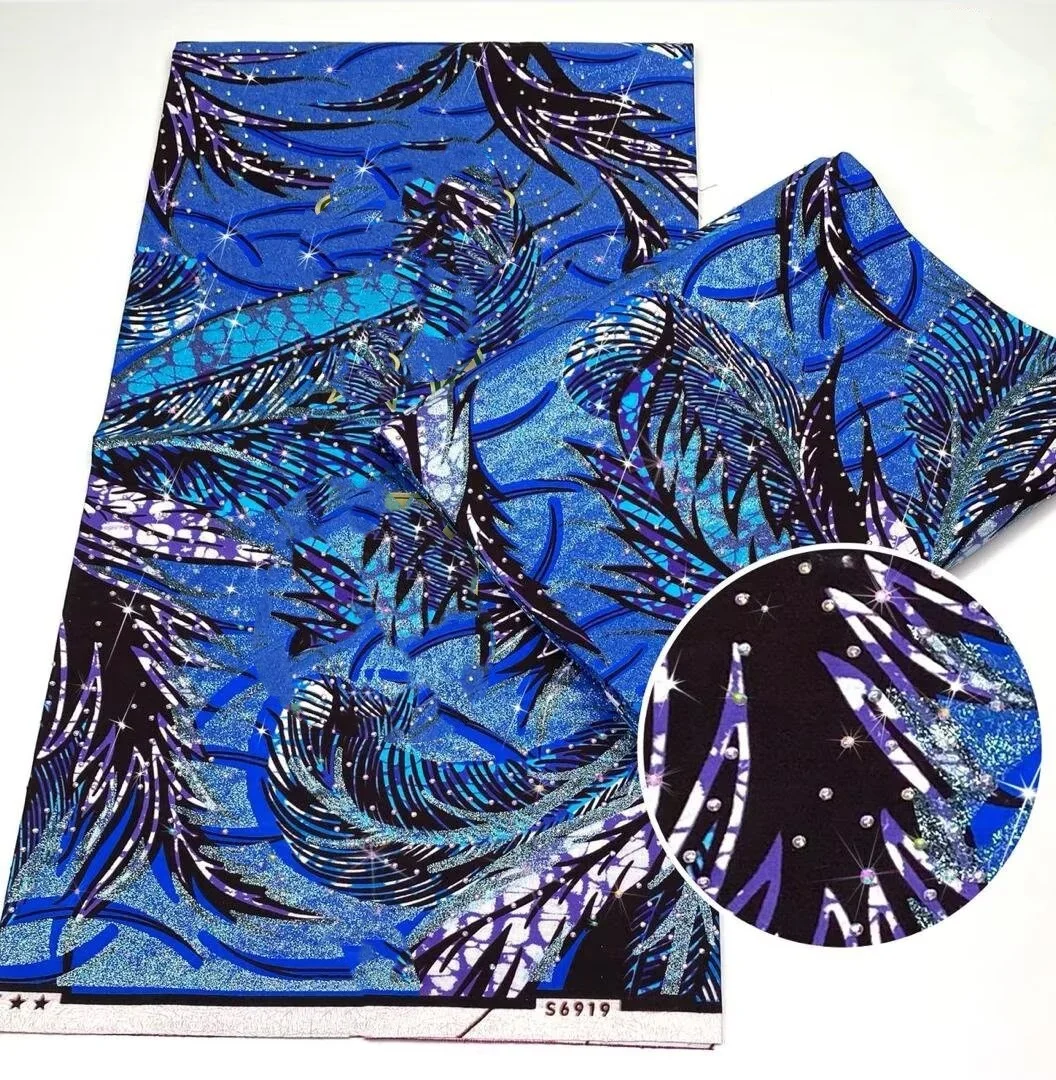 2026 New Style Nigeria Golden Stonk Wax Print Fabric - High Quality African Wax Print Fabric for Patchwork, Clothing & DIY
