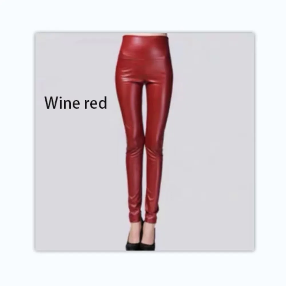 High Waist Tight Leggings Women,Invisible Open Crotch Outdoor Sex Womens Clothing ,Hip Lifting,Exotic Sexy Faux Leather Pants