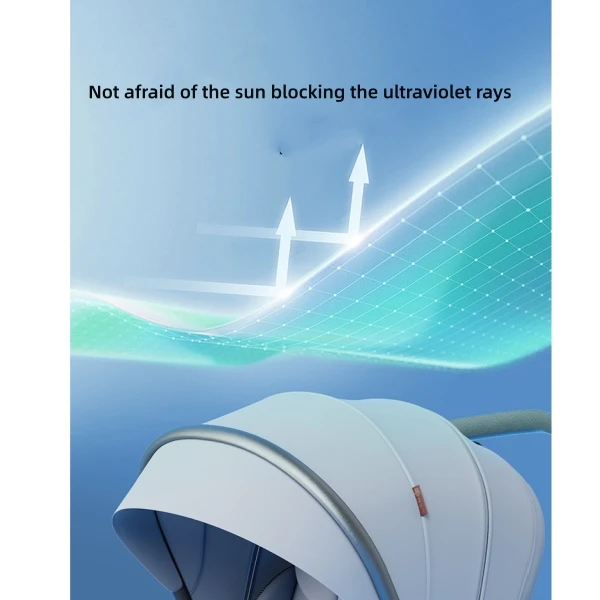 عربة أطفال M002E ذات مناظر طبيعية عالية يمكن الجلوس والاستلقاء عليها عربة أطفال محمولة قابلة للطي في اتجاهين