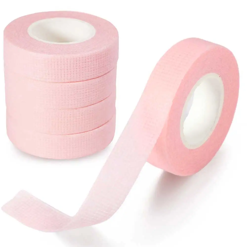 Eyelash Tape 5 Rolls Breathable Non-woven Cloth Adhesive Tape for Hand Eye Stickers Makeup Tools Eye Patches for Extension