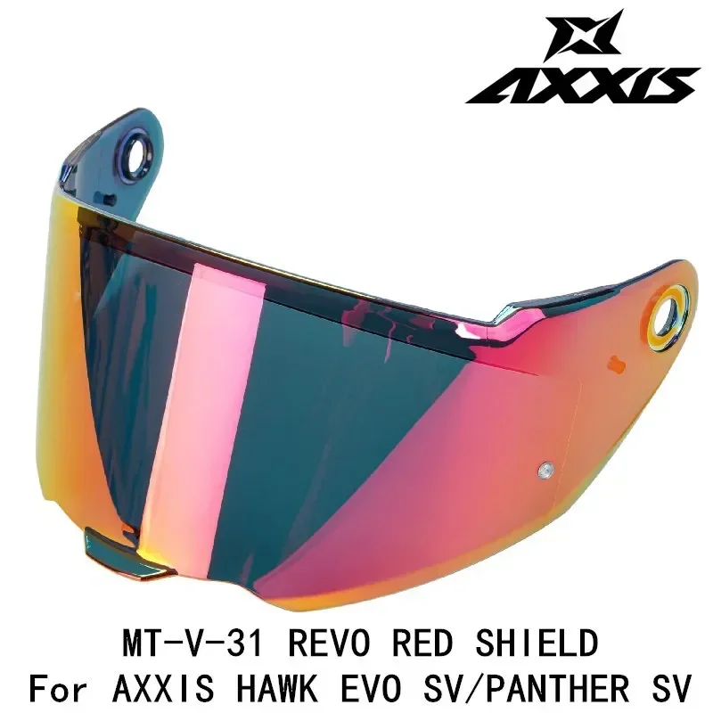 Protector de casco de eje fácil de instalar para Hawk Evo Sv Panther viseras de repuesto Mt-v-31 de vidrio accesorios de lente Axxis originales