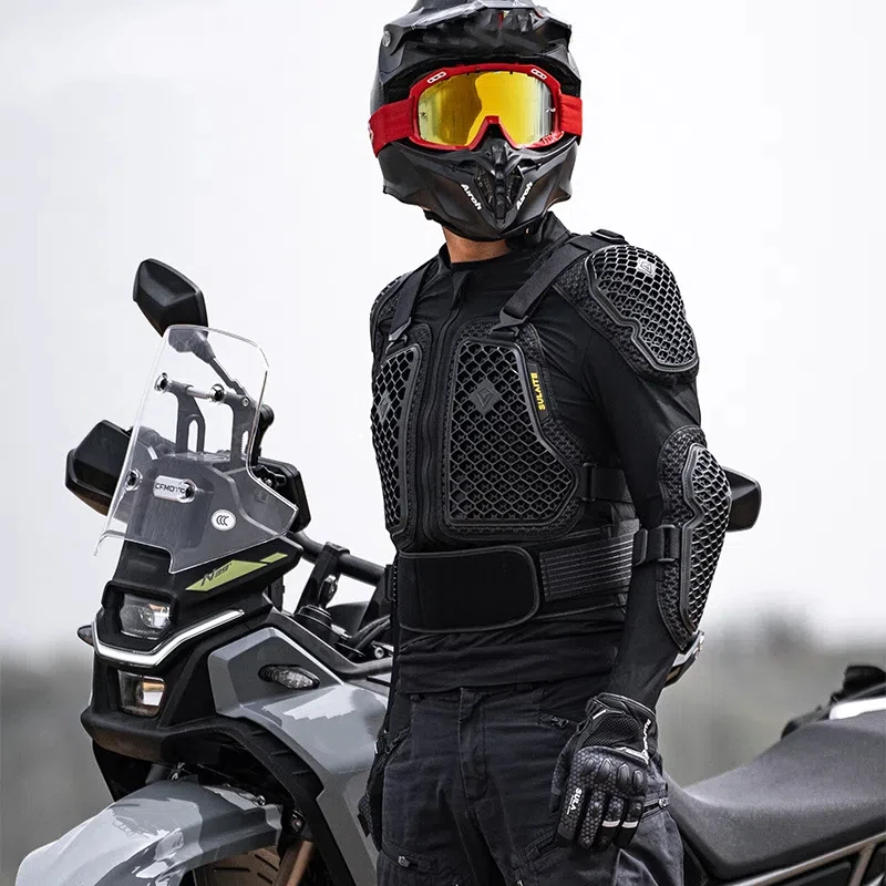 Four Seasons Motorcycle Armor, Anti drop Motorcycle Off road Riding Suit, Chest Protection Equipment, Riding Protective Equipmen